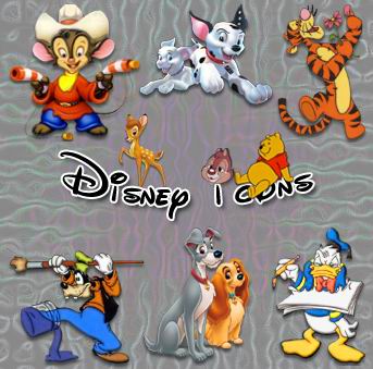 иконки мультфильмы Disney