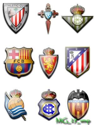 испанская футбольная лига, иконки