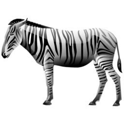 Иконка в виде зебры